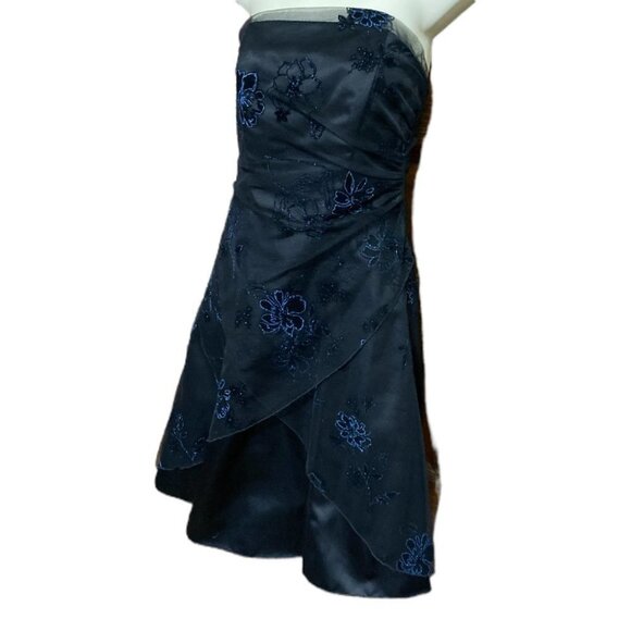 Onyx Nite Strapless Formal Dress Black Size 6 - Picture 7 of 14